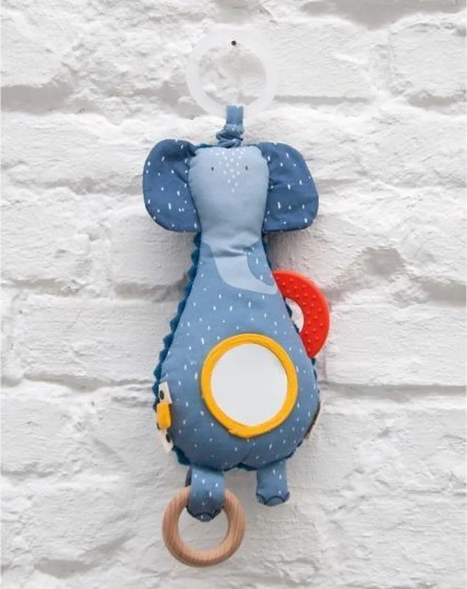 Trixie Mrs. Elephant Voel-en Grijpspeelgoed - Blauw