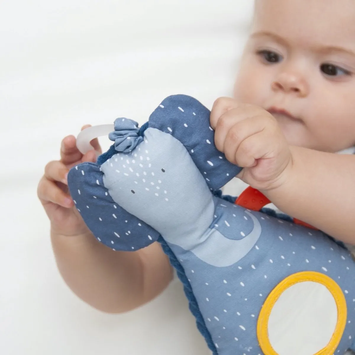 Trixie Mrs. Elephant Voel-en Grijpspeelgoed - Blauw