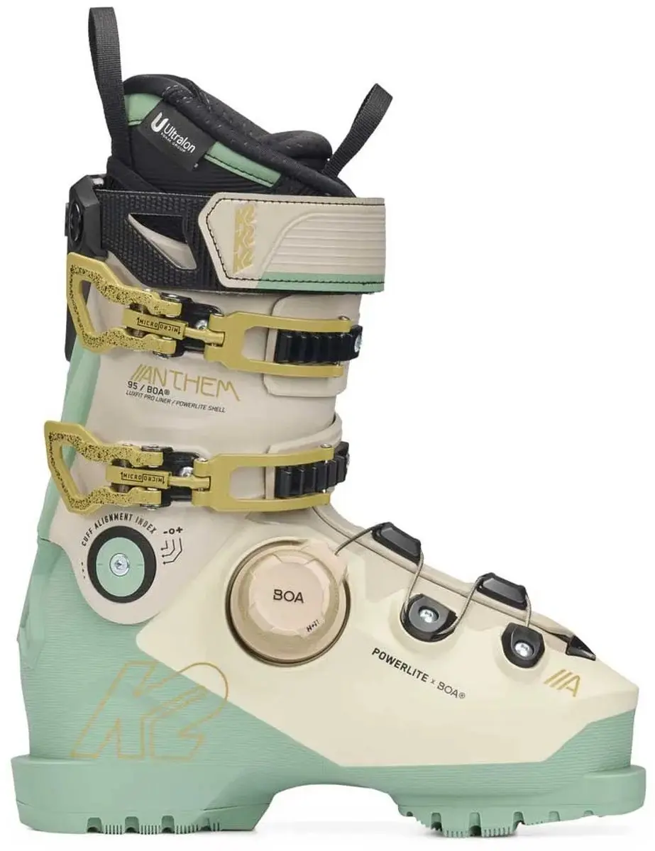 K2 Anthem 95 Boa Alpine Skischoenen Beige 27.5 - afbeelding 2 van 4