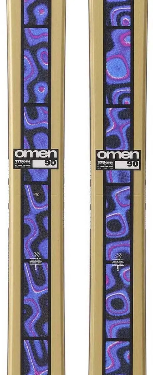 K2 Omen 90 Freestyle Ski's 169cm - Paars - afbeelding 5 van 6