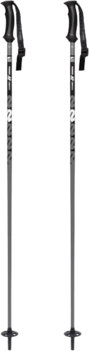 K2 Power Composite Skistokken 110cm Gunmetal - afbeelding 4 van 6