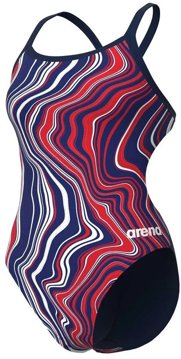 Dames zwempak uit 1 stuk Arena Marbled