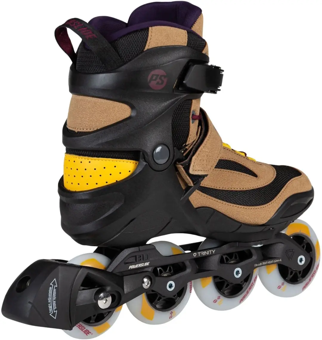 Powerslide Phuzion Radon Umber 80 Inline Skates - 80mm - afbeelding 5 van 6