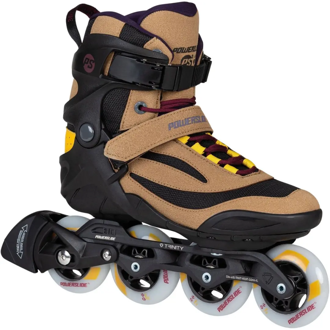 Powerslide Phuzion Radon Umber 80 Inline Skates - 80mm - afbeelding 2 van 6