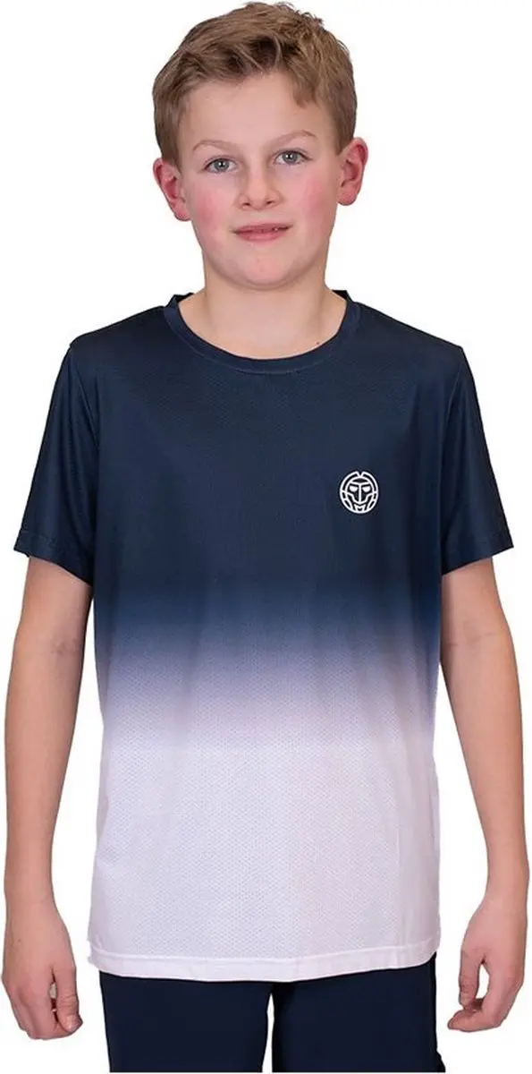 Bidi Badu Crew Gradiant T-shirt Met Korte Mouwen Wit,Blauw 152 cm Jongen