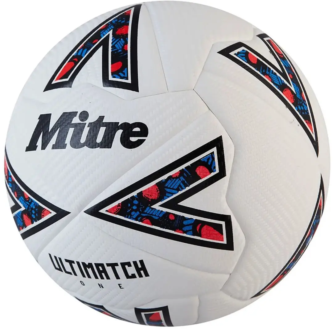 Mitre Ultimach One Voetbal 5 Wit - afbeelding 2 van 4