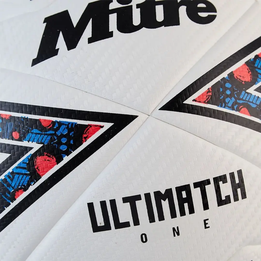Mitre Ultimach One Voetbal 5 Wit - afbeelding 4 van 4