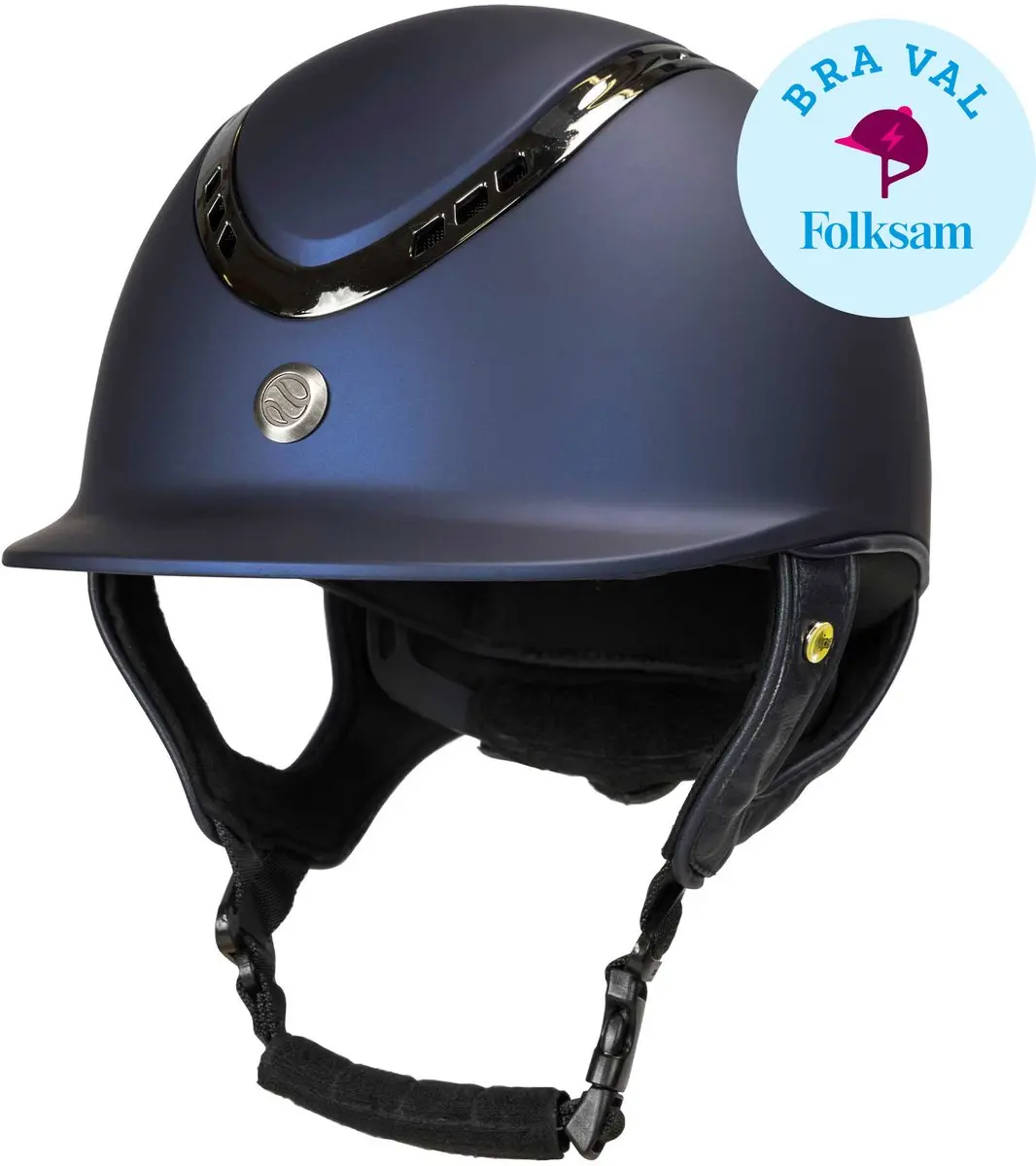 Back on Track EQ3 Pardus Smooth Top Ruiterhelm Navy
