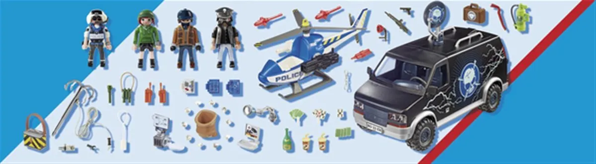 Playmobil City Action Politiehelikopter 70575 - Multicolor - afbeelding 6 van 6
