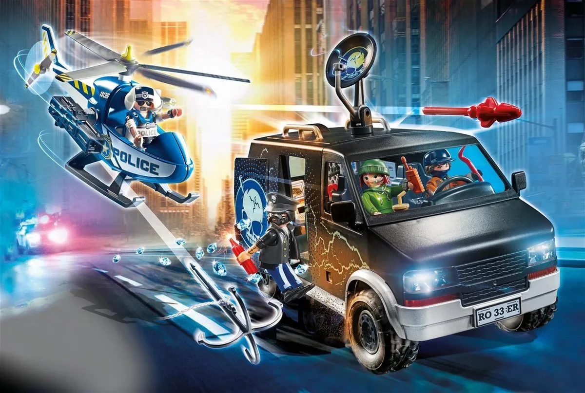 Playmobil City Action Politiehelikopter 70575 - Multicolor