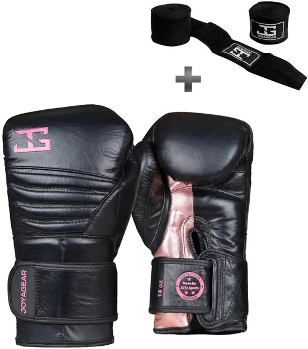 Joya Bokshandschoenen Falcon Zwart Roze