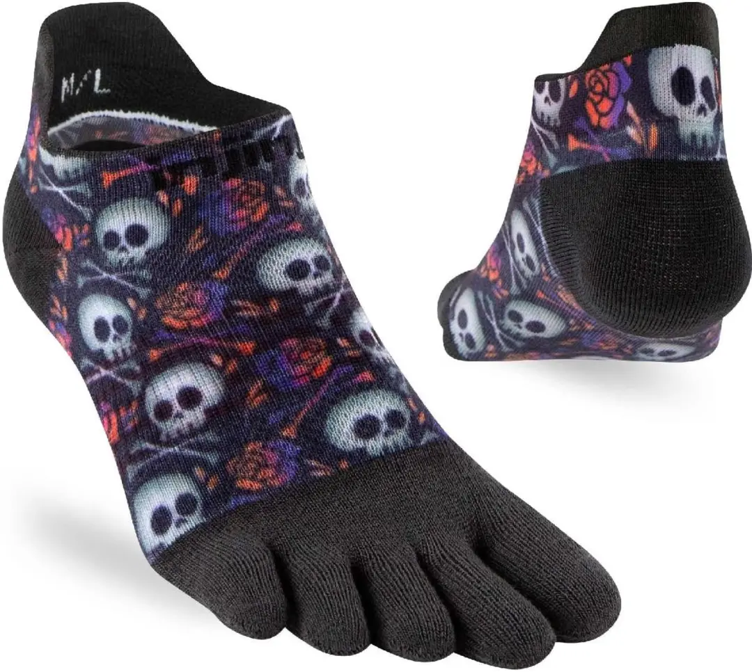 Injinji Dames Hardloop Sokken No-Show Spectrum Botten Multikleur