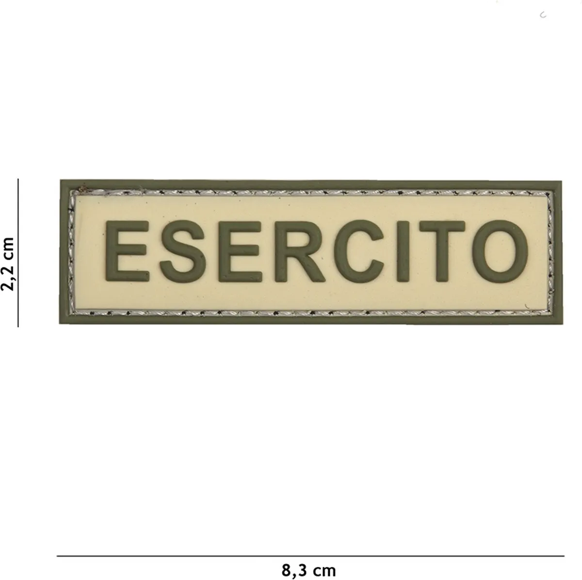 101 Inc Embleem 3D Pvc Esercito Groen 20068
