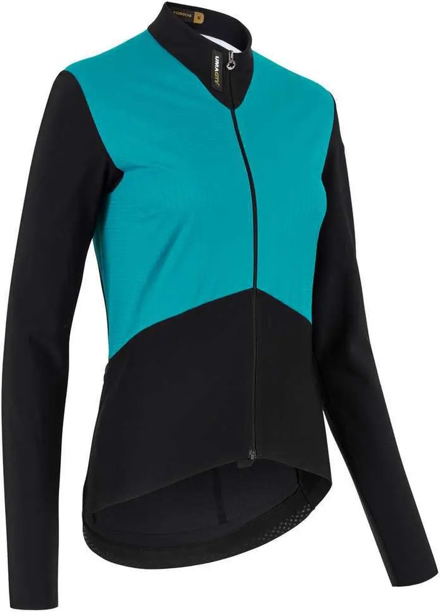Assos Uma Gtv Spring Fall C2 Jas - Turquoise/Zwart L - afbeelding 6 van 6