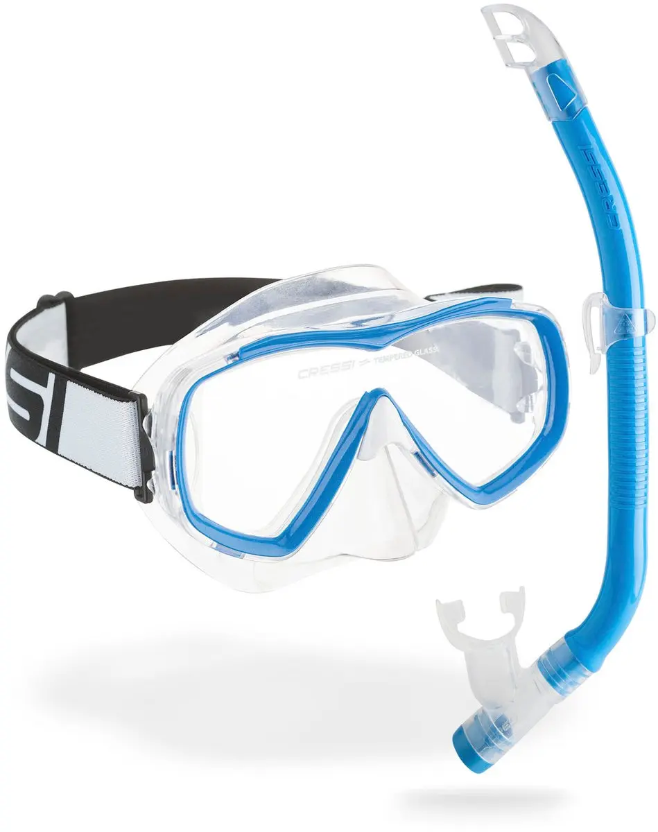 Cressi ESTRELLA TOP junior snorkelset Blauw