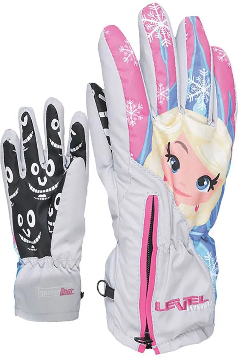 Level Lucky Handschoenen Wit 7-8 Years Meisje