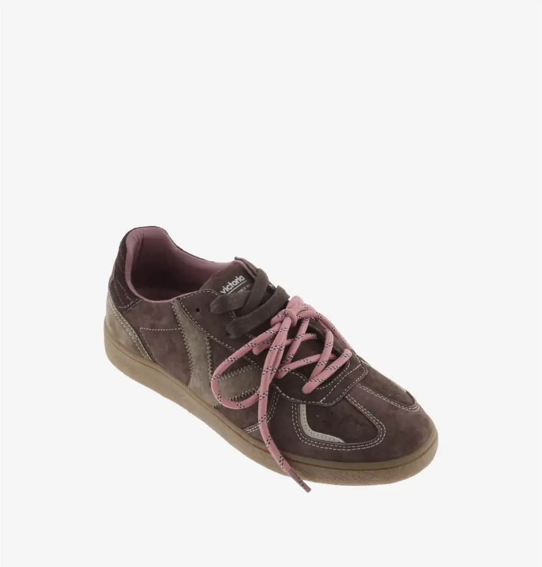 Victoria Londres Suède sportschoenen bruin - afbeelding 4 van 6