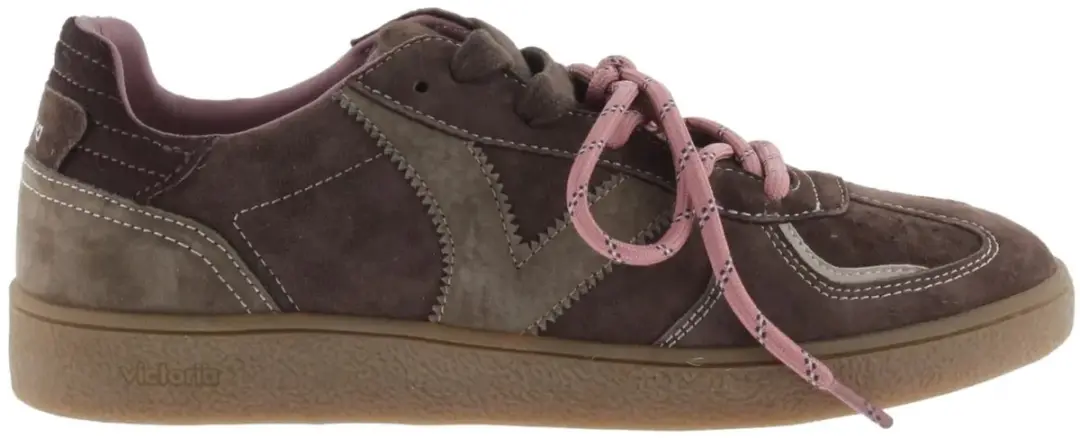 Victoria Londres Suède sportschoenen bruin - afbeelding 3 van 6