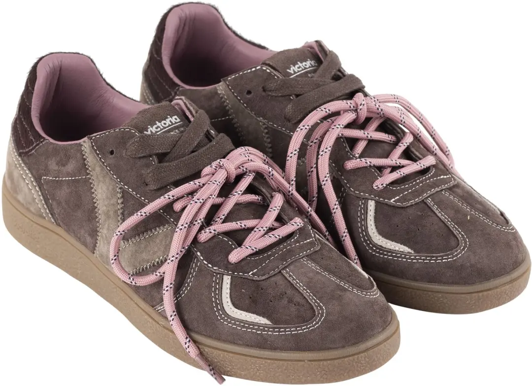 Victoria Londres Suède sportschoenen bruin - afbeelding 5 van 6