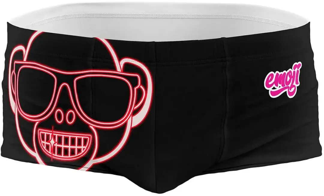 Otso Emoji Monkey Neon Zwemboxer Zwart S Man