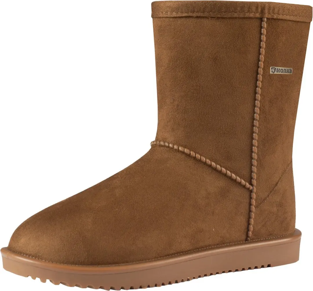 Horka Woolley Outdoorlaarzen Suède/imitatiebont Bruin Maat 35