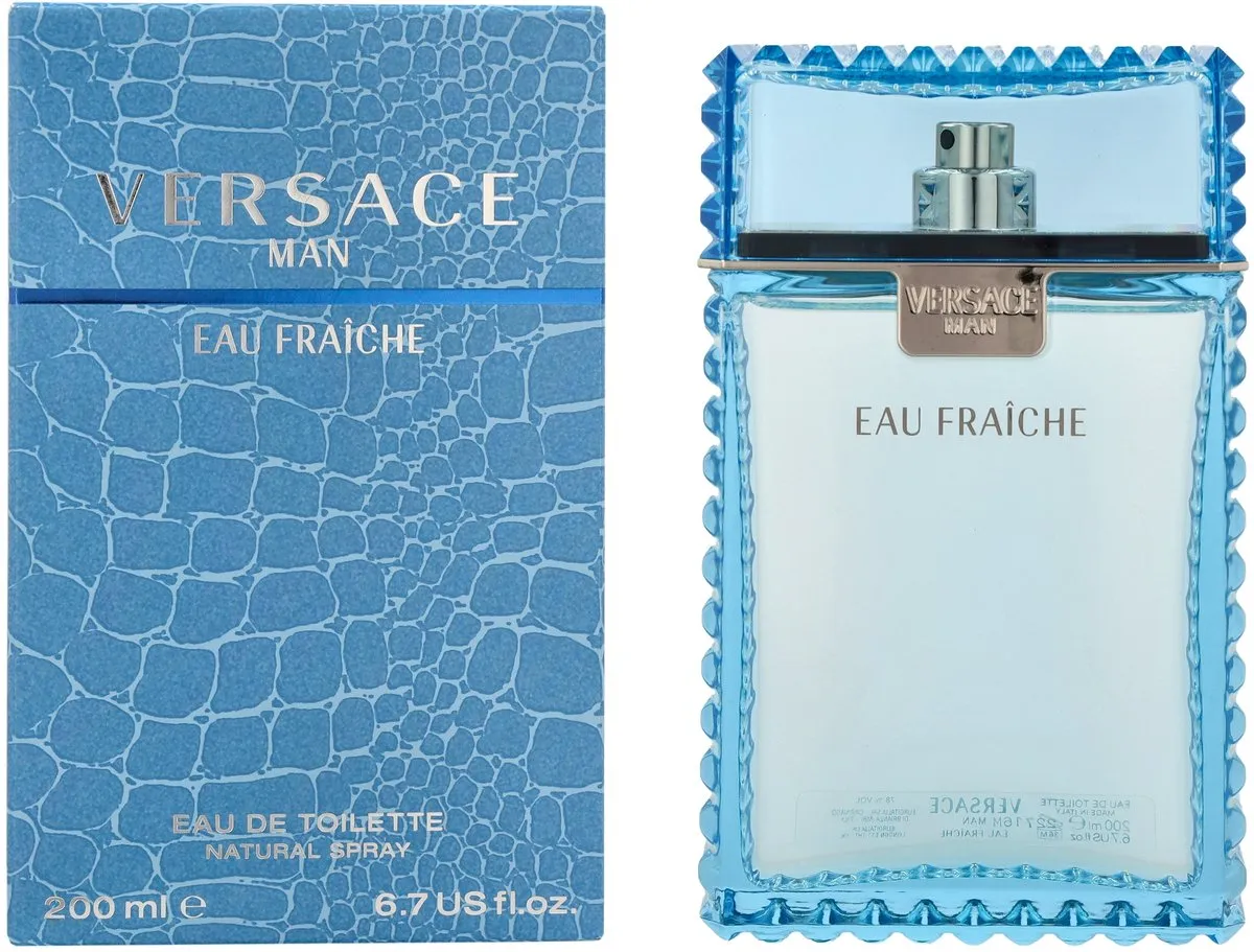 Versace Man Eau Fraîche Eau de Toilette 200ml - afbeelding 6 van 6