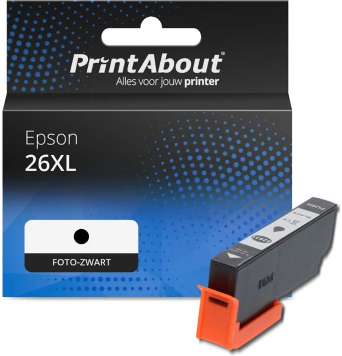 PrintAbout Epson 26XL Foto-zwart Inktcartridge