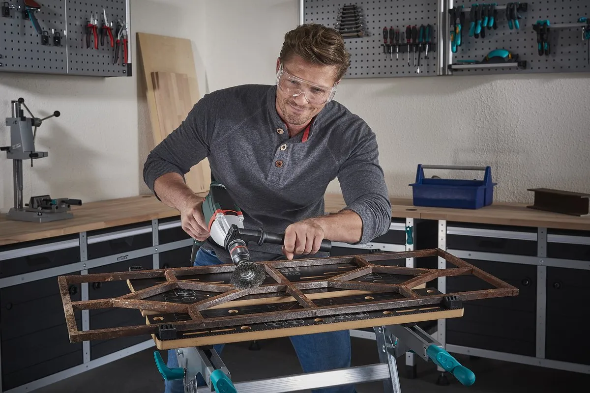 Wolfcraft Staaldraad Komborstel 2106000 - Roestverwijderaar