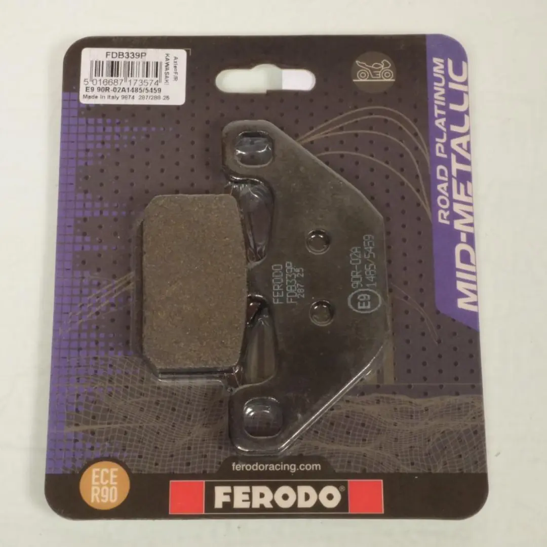 Remblokken Ferodo voor Motor Kawasaki 1500 Vn Vulcan L 1996 tot 1999 vooraan / a