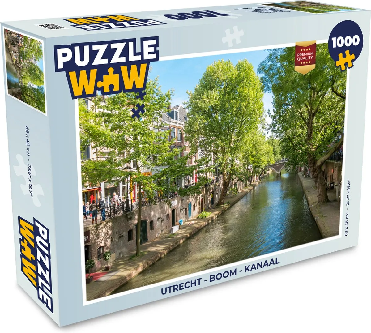 PuzzleWow Utrecht Boom Kanaal Legpuzzel 1000 Stuks