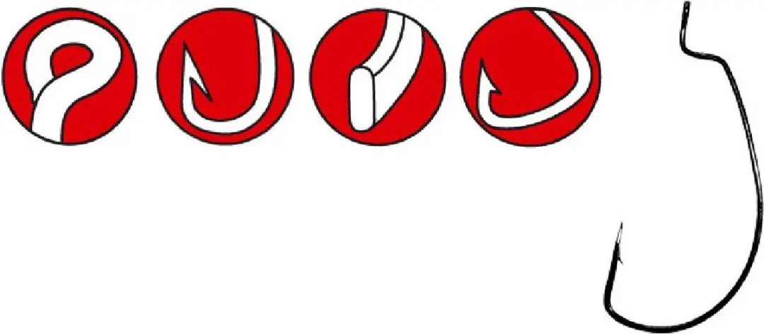 Gamakatsu Worm Offset EWG Maat 2 - afbeelding 4 van 5