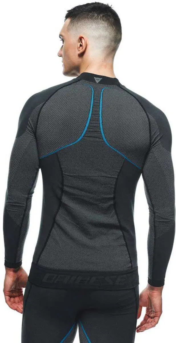Dainese Dry LS Thermoshirt Zwart-Blauw - afbeelding 2 van 6