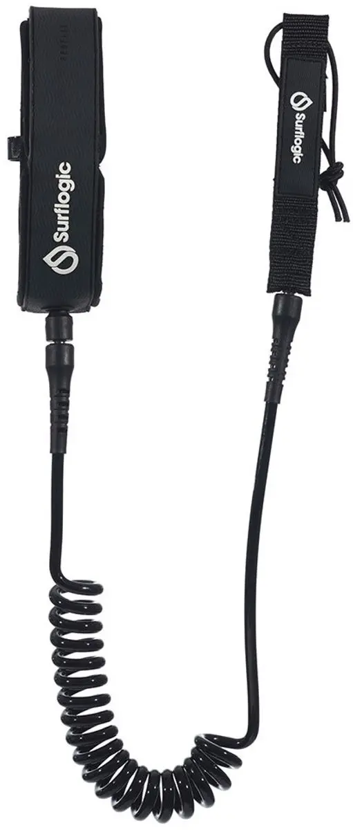 Surflogic Foil Coil Knee 6´ Surflijn Zwart 7mm