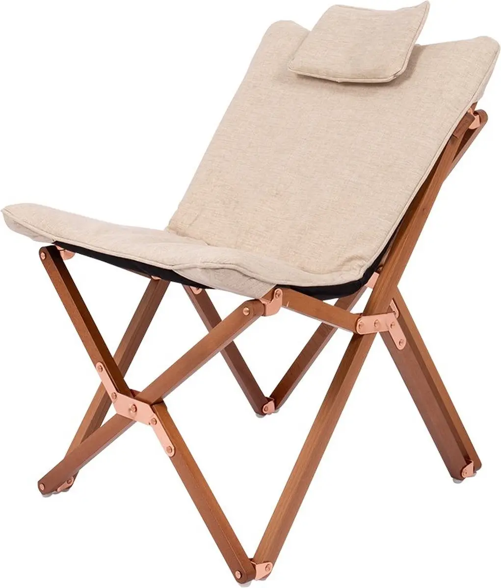 Bo-Camp Urban Outdoor Bloomsbury Kinder relaxstoel S Beige - afbeelding 2 van 6