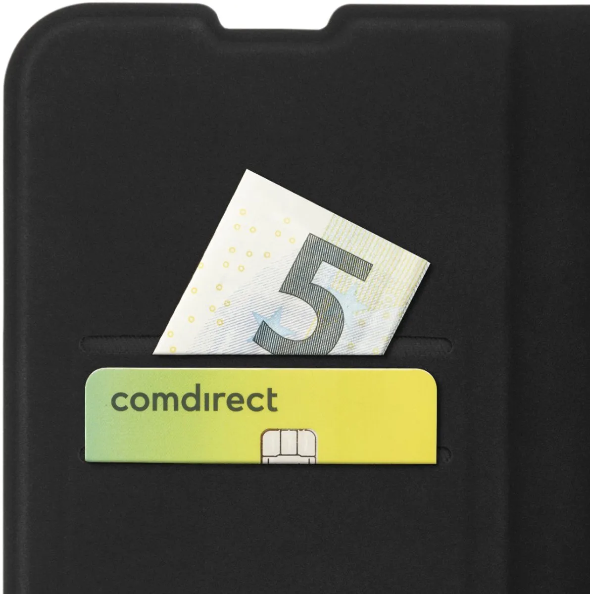 Hama Hoesje iPhone 15 Daily Protect - 2 Pasjes - Zwart - afbeelding 6 van 6