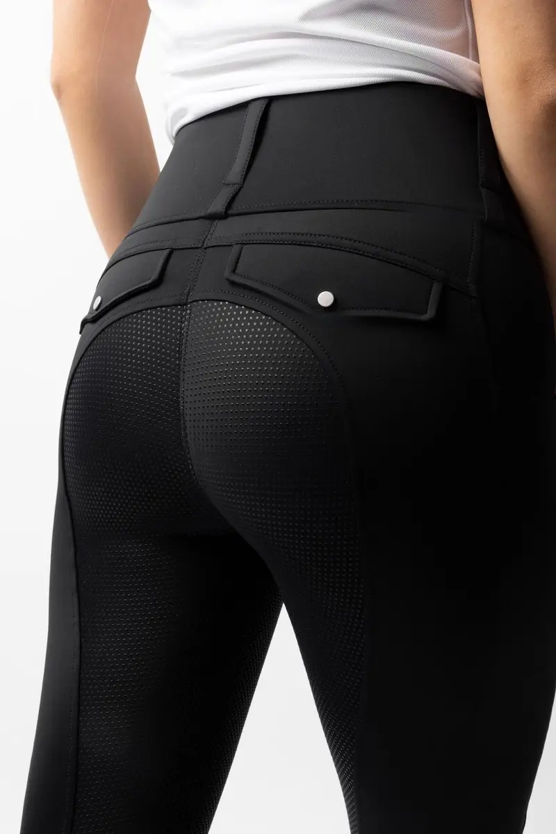 Horze Anya dames fullseat rijlegging - 40 - Zwart - afbeelding 4 van 6
