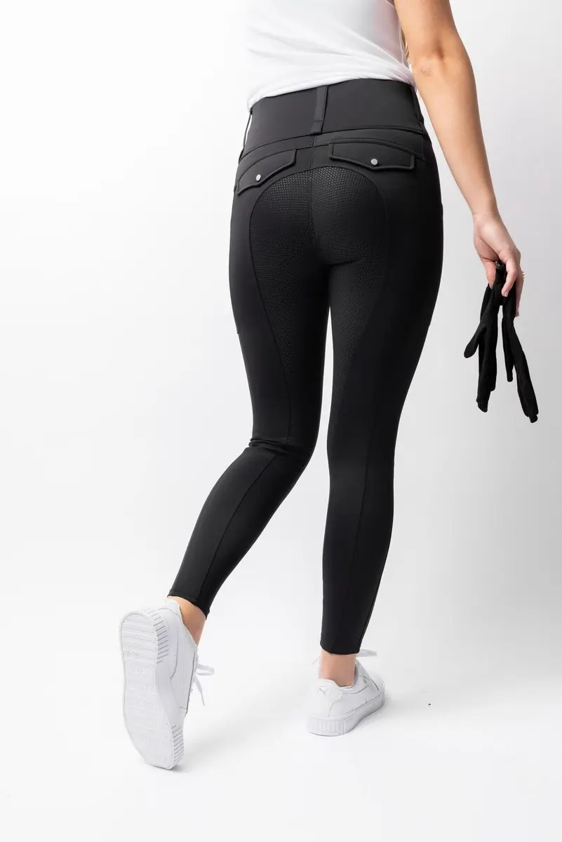 Horze Anya dames fullseat rijlegging - 40 - Zwart - afbeelding 5 van 6