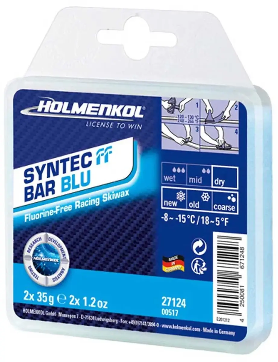 Holmenkol Syntec FF bar - Blauw - afbeelding 2 van 2