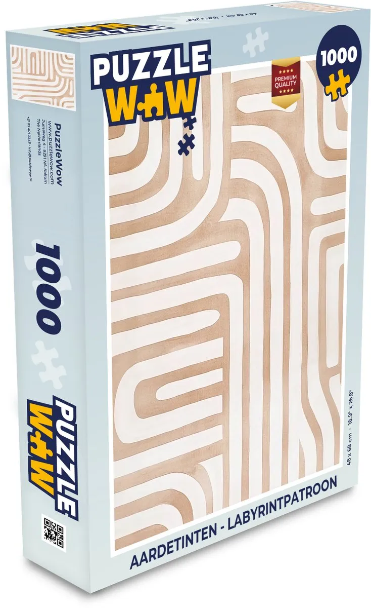 PuzzleWow Legpuzzel 1000 Stuks