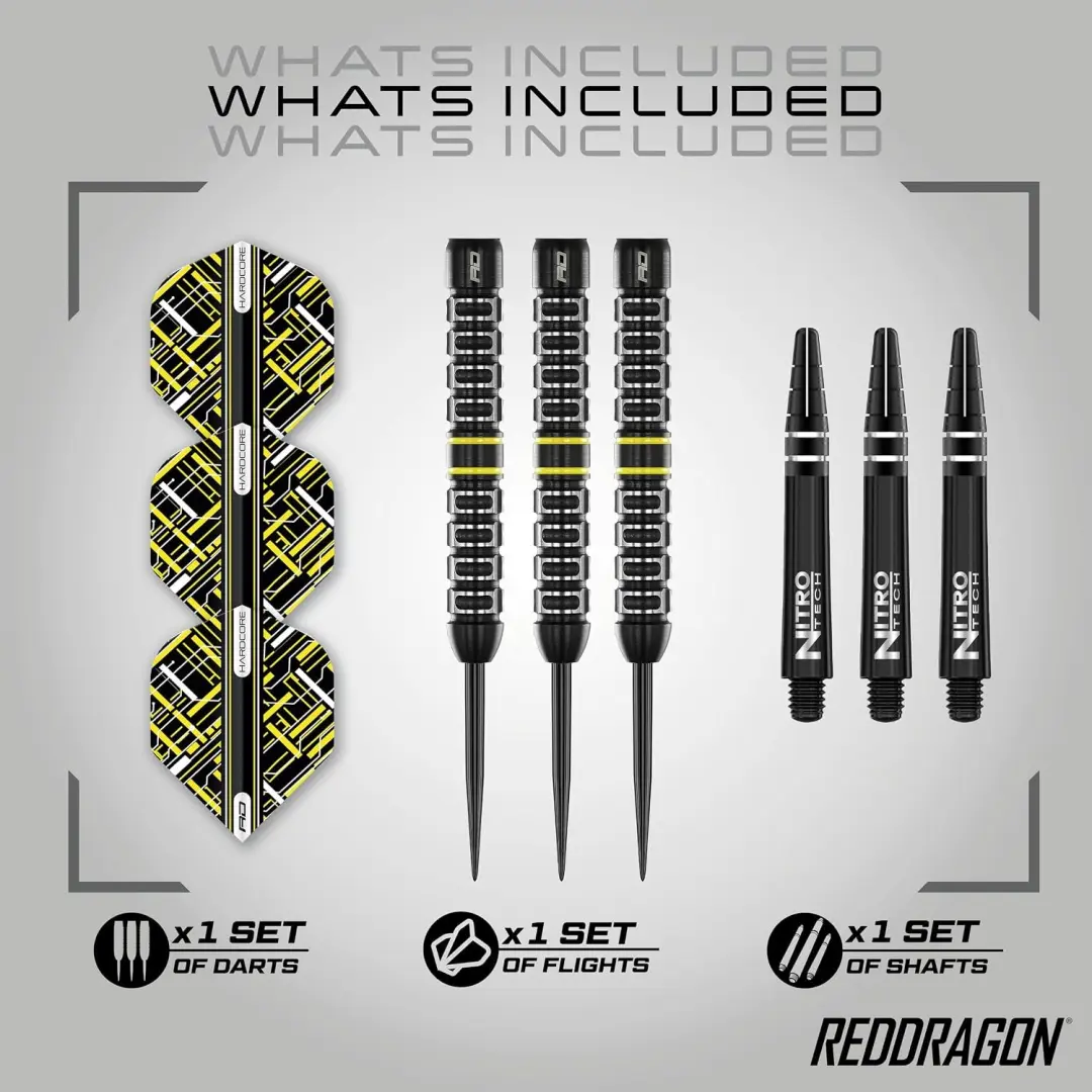 Red Dragon Astraeus Q4X Parallel Dartpijlen 3 Stuks - afbeelding 2 van 6