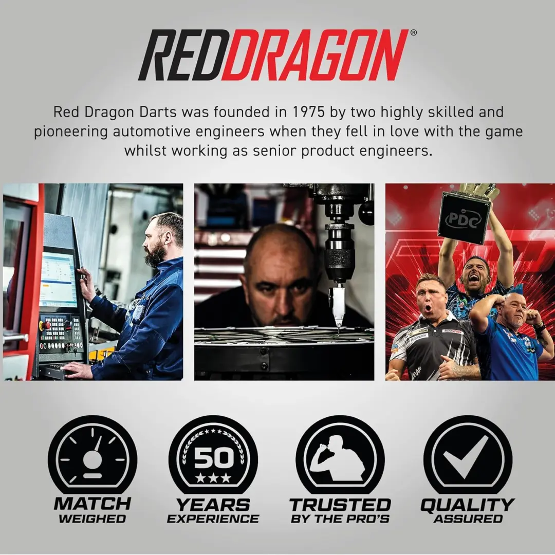 Red Dragon Astraeus Q4X Parallel Dartpijlen 3 Stuks - afbeelding 6 van 6