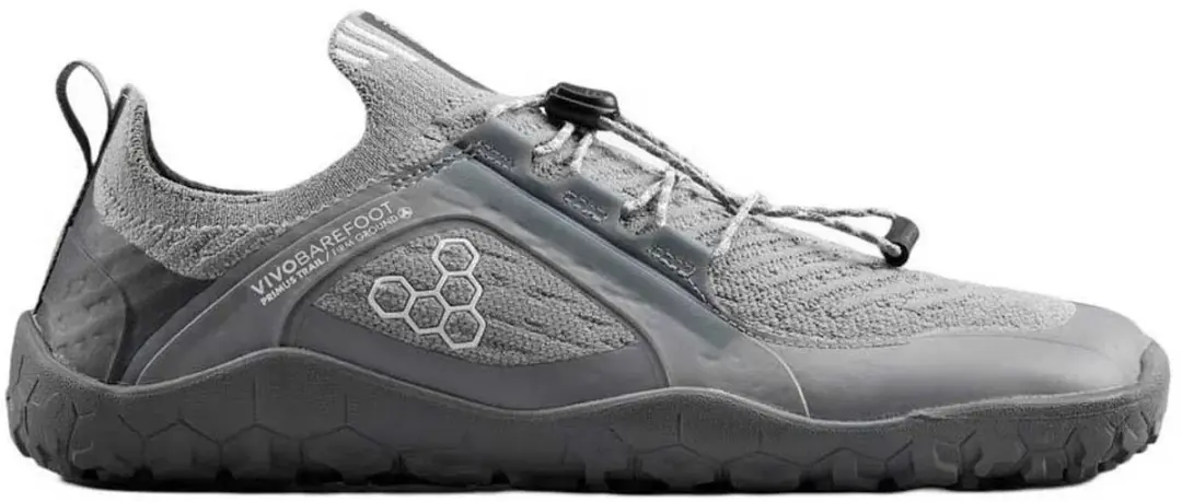 Vivobarefoot Primus Trial Knit Fg Barefoot Trailschoenen Grijs EU 39 Vrouw