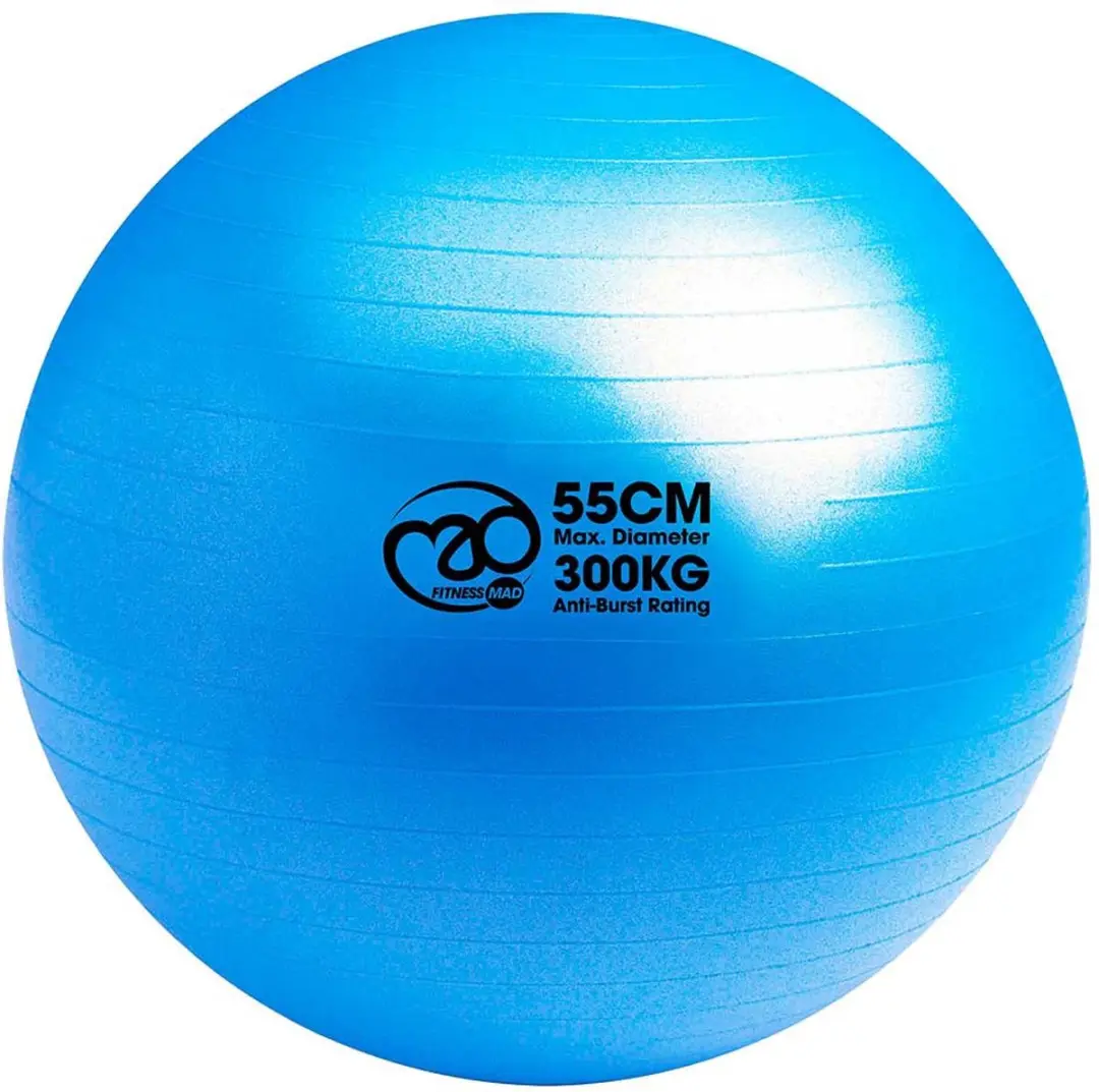 Fitness-mad Fitnessbal 55 Cm Pvc Blauw