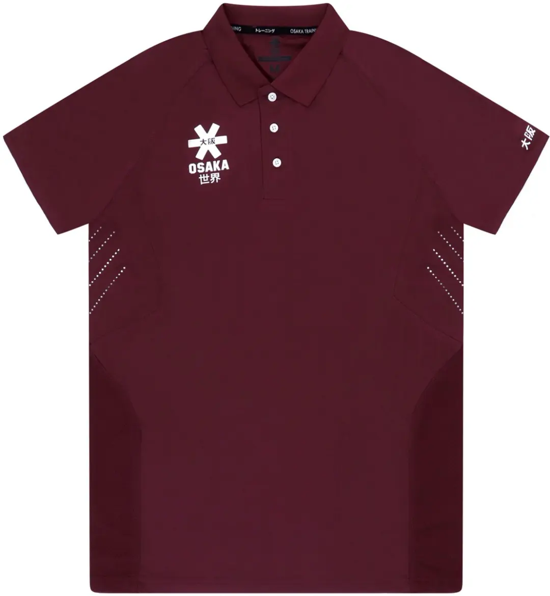 Osaka Men Polo Jersey Rood donker