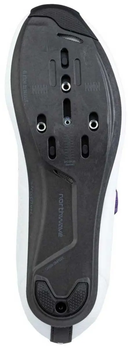 Northwave Storm Carbon Dames Raceschoenen Wit/Paars - afbeelding 2 van 6