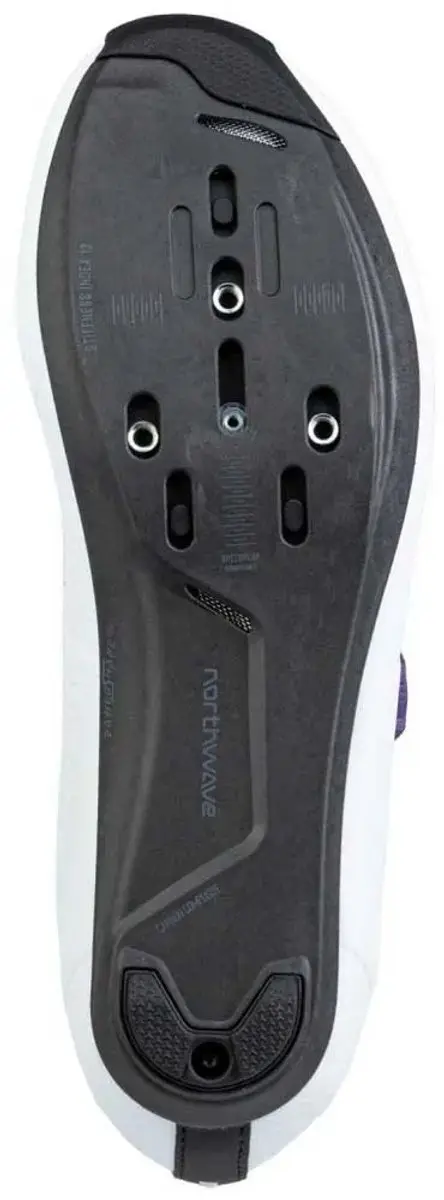Northwave Storm Carbon Dames Raceschoenen Wit/Paars - afbeelding 3 van 6