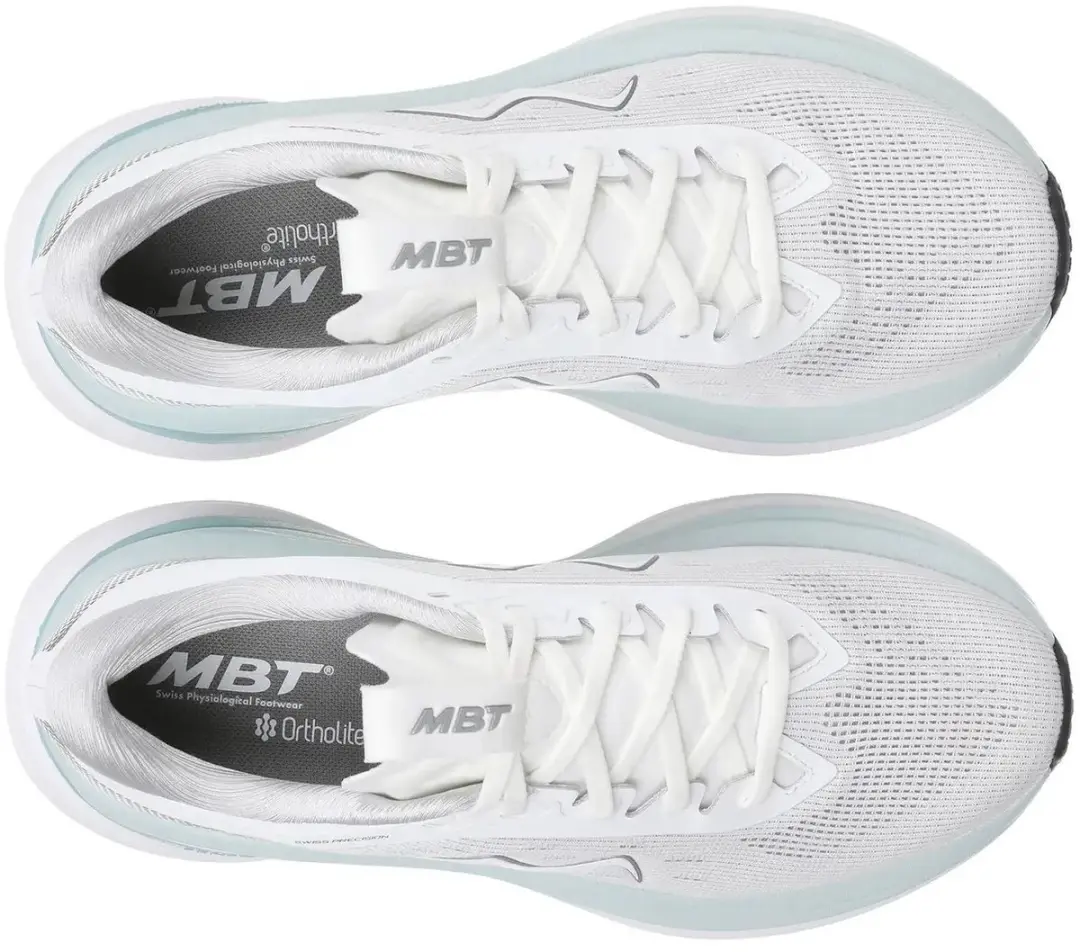 MBT 3000-2 Lace Up Hardloopschoenen Dames - Wit/Lichtblauw - afbeelding 5 van 6