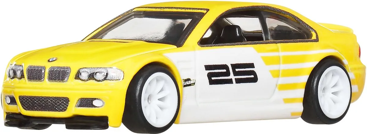 Hot Wheels Legends Tour Teamtransport Trailer JFM93 - 2 Voertuigen 1:64 - Wit/Geel