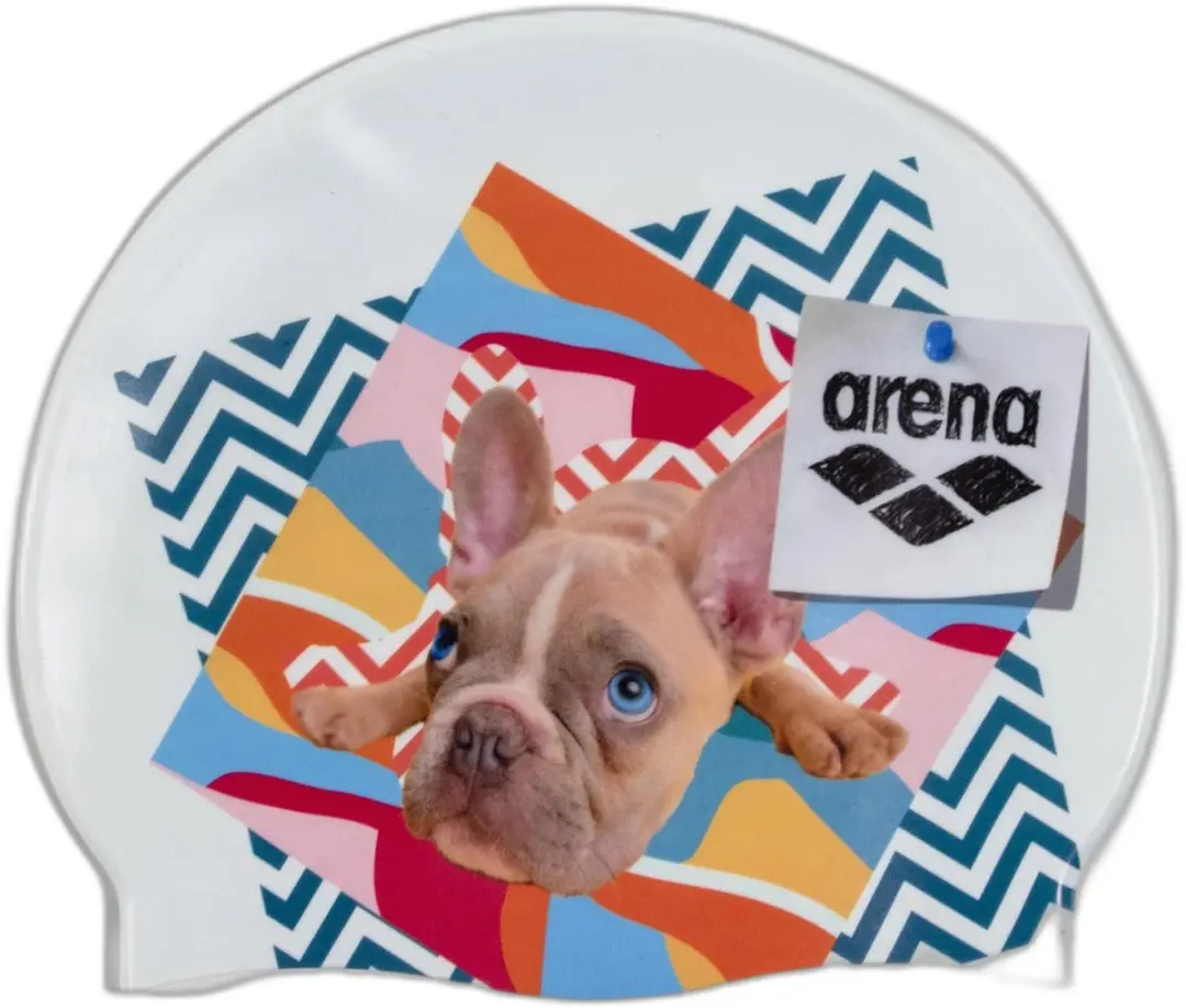 Arena HD CAP Badmuts - Foam Blue China - afbeelding 6 van 6