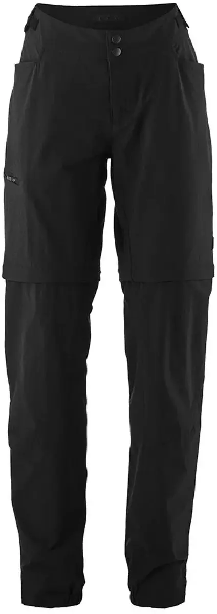 Gonso Adventure Zip Off Broek Zwart 44 / Regular Vrouw